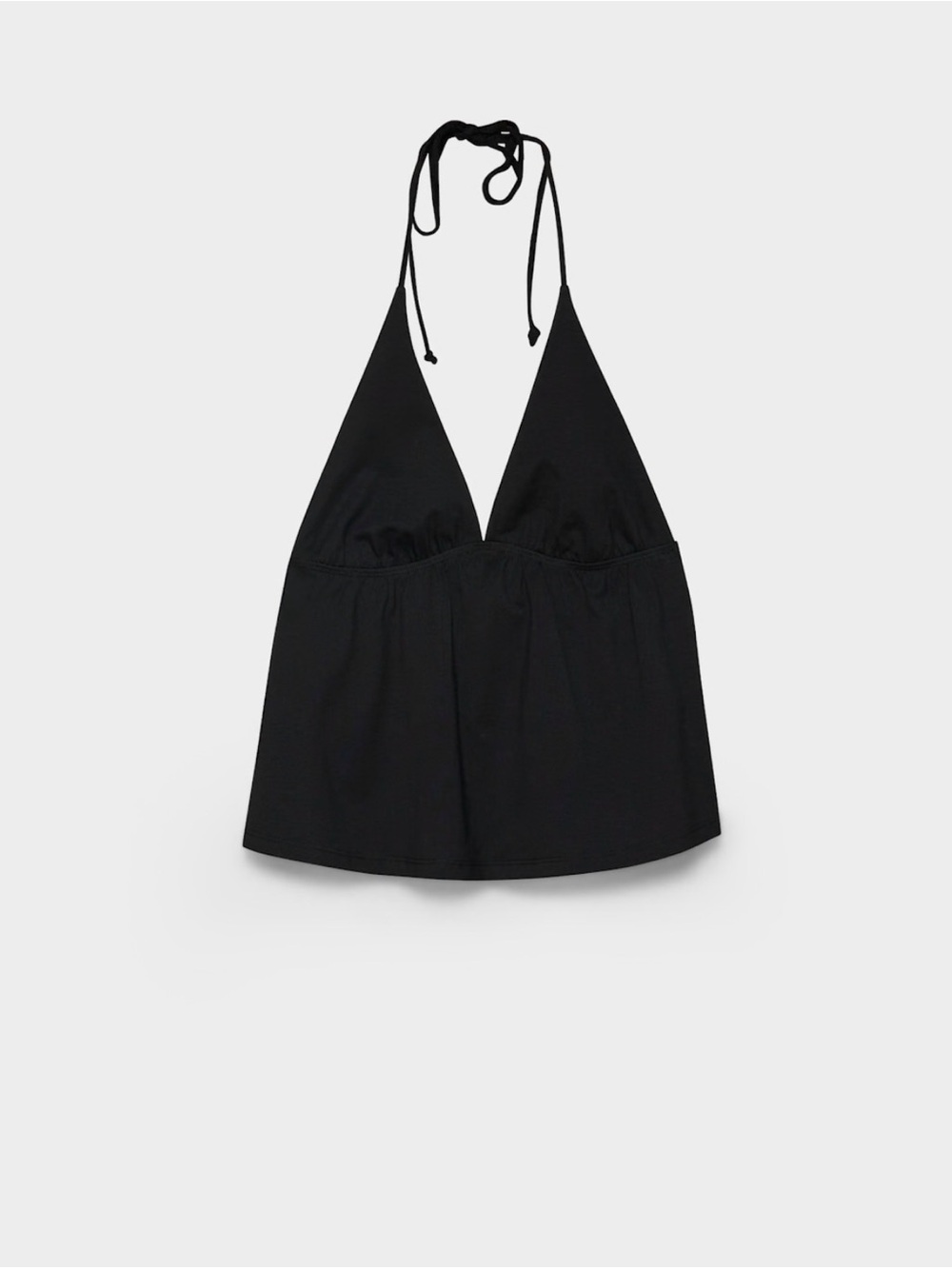 Aritzia Black Halter Camisole Top